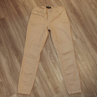 BonPrix BodyFlirt jeans dámské béžové džíny vel.38