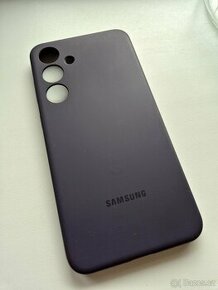 Samsung Silicone Case Galaxy S24+ tmavě fialová - 1