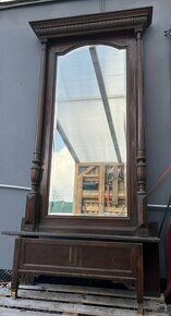 Starožitné zrcadlo a skřínky - 1