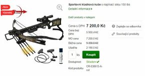 Kuše XBOW Sniper 150 lbs
