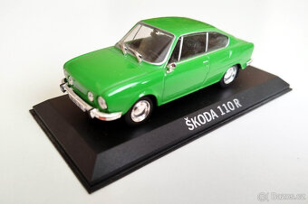 Deagostini Škoda 1200 sedan a Škoda 110R 1:43