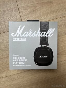 Sluchátka Marshall Major IV Bluetooth černá