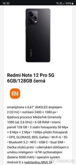 Xiaomi redmi note 12 pro 5g