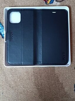 Nové kožené púzdro iphone 12/ 12 pro čierna