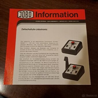Predám JOBO prospekt Jobotronic