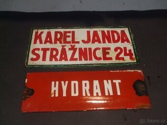 Staré cedule
