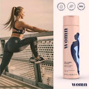 2 balení tělového pudru pro ženy Womn Intimate Comfort