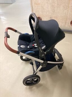 Kočárek dvojkommbinace Mon resea S + autosedačka Maxi cosi - 1