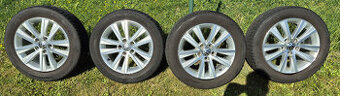 Al disky 5x112 originál VW + letní pneu 205/55/R16