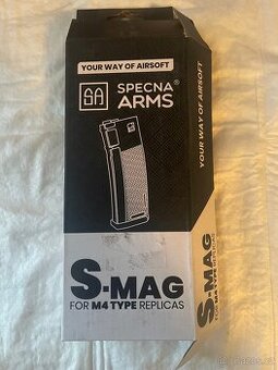 SA zásobník S-Mag na 125 BBs pro M4/M16, tlačný - Šedá