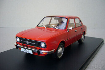 Škoda 105 L WHITEBOX 1:24 - ČERVENÁ