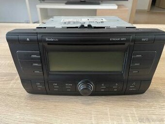 Autorádio Škoda MP3 Stream - 1Z0 035 161 C s kódem