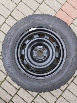 Prodám 4ks zimní kola disk plech+pneu Orium SUV 215/65 R16 - 1
