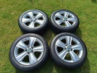 PRODÁM ZIMNÍ ALU KOLA 17" 5x112 ŠKODA, VW apod.