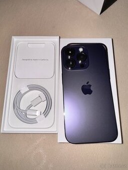 iPhone 14 Pro 128 GB – fialový, výborný stav