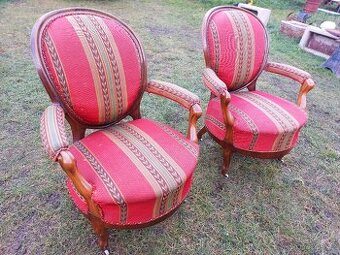 2x starožitné křeslo