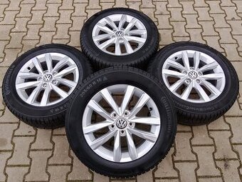 Zimní alu disky originální VW Touran II 5x112 R16