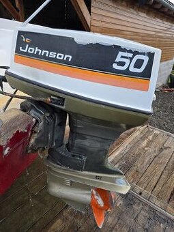 Lodni motor 50hp Johnson , krátká, dálkové.rizeni