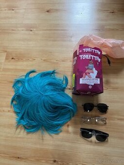 Nafukovací kostým, paruka a 3x brýle