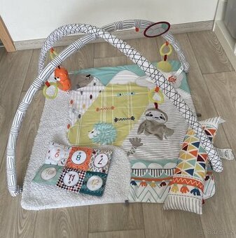 Hrací dečka s hrazdičkou (Fisher Price) Hrazda