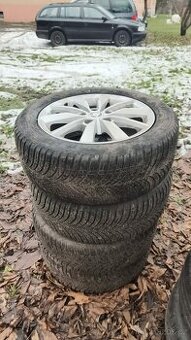 Originál Škoda Minoris R16 5x112 disky + pneu 205/55 91V