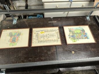 Tatra, puvodni originální tisky, průřezy motoru.