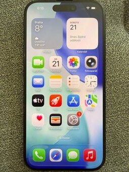 Iphone 15 PRO modrý 256 GB