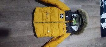 Zimní bundička s kožíškem vel.122