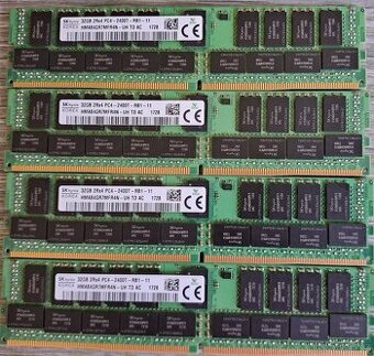 4x SK Hynix 32GB 2Rx4 PC4-2400T DDR4 RDIMM RB1-11