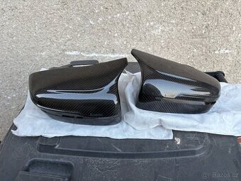 Kryty zrcátek BMW M5 F90 Akrapovič carbon original  