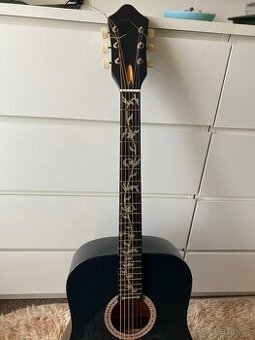 Akustická kytara – po restaurování, připravená ke hraní, nov