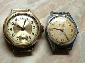 Dvoje dámské hodinky. DOXA a Walz Gold Double