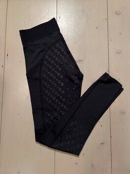 Rajtky jeggins Horze full grip černé vel. 36