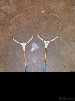 badminton pálky, rakety stare