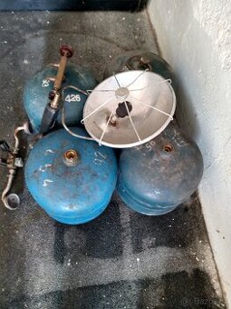 Plyn bomby 4ks, 2kg, topení, pistole