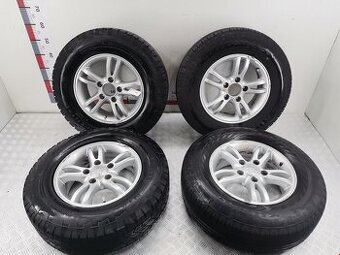 Alukola SsangYong 5x130 r16 s letními pneu 235/75 R16 - 6 mm