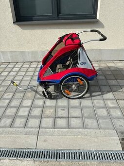 Vozík za kolo/kočárek pro 2 děti Thule Chariot