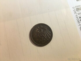 Německá mince ..2..r 1908.. - 1