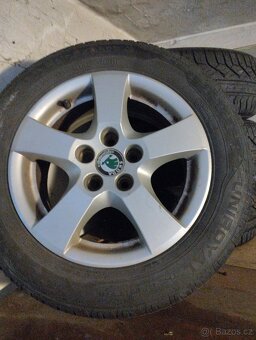 Al kol 14" 5x100 Škoda fabia na letních pneu