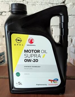 Motorový olej Supra 0W-20 5l Opel / Total - 1