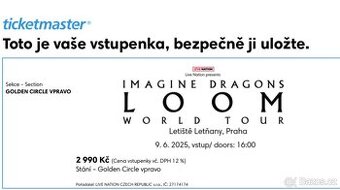 Imagine Dragons Praha Letňany 9.6. - 1