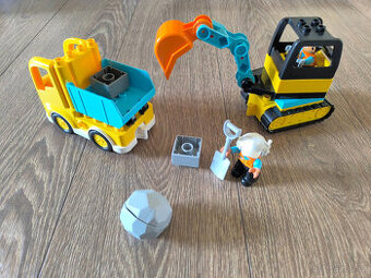Lego Duplo 10931 Náklaďák a pásový bagr