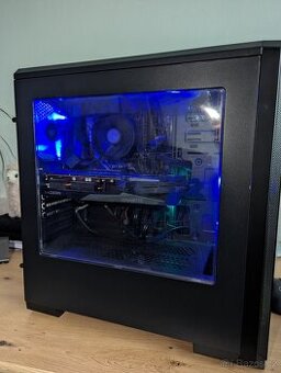 Herní PC Ryzen 5500 a RX 6600 XT