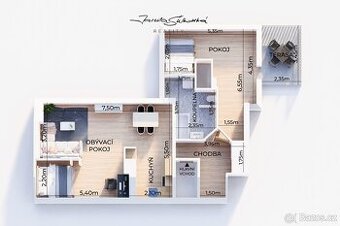 Prodej, byt 3+kk, 86 m2 s terasou, Rooseveltova , Olomouc