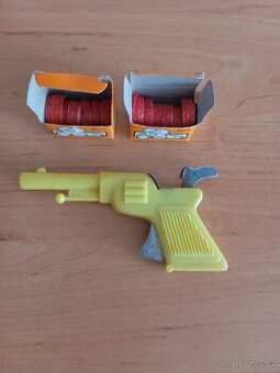 Retro dětská kapslíková pistolka