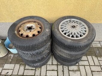 ALU KOLA + PLECHOVA KOLA SUBARU CENA ZA DVE SADY