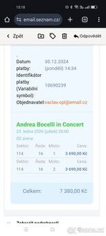 Andrea Bocelli in Concert
