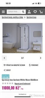 Sprchový box/ kout