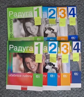 Učebnice a PS ruského jazyka - Raduga (1. - 4. díl)