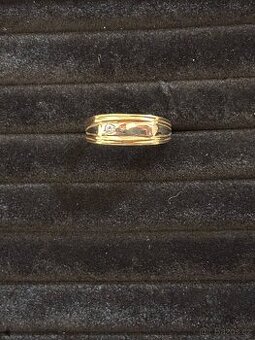 Zlatý pánský prsten 14 kt. 585 váha 5,87. Vel 71 zlato